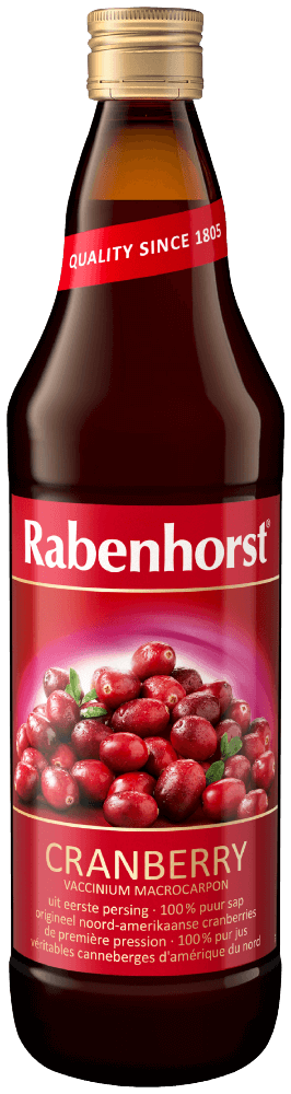 Rabenhorst Cranberrysap 100% 750ml